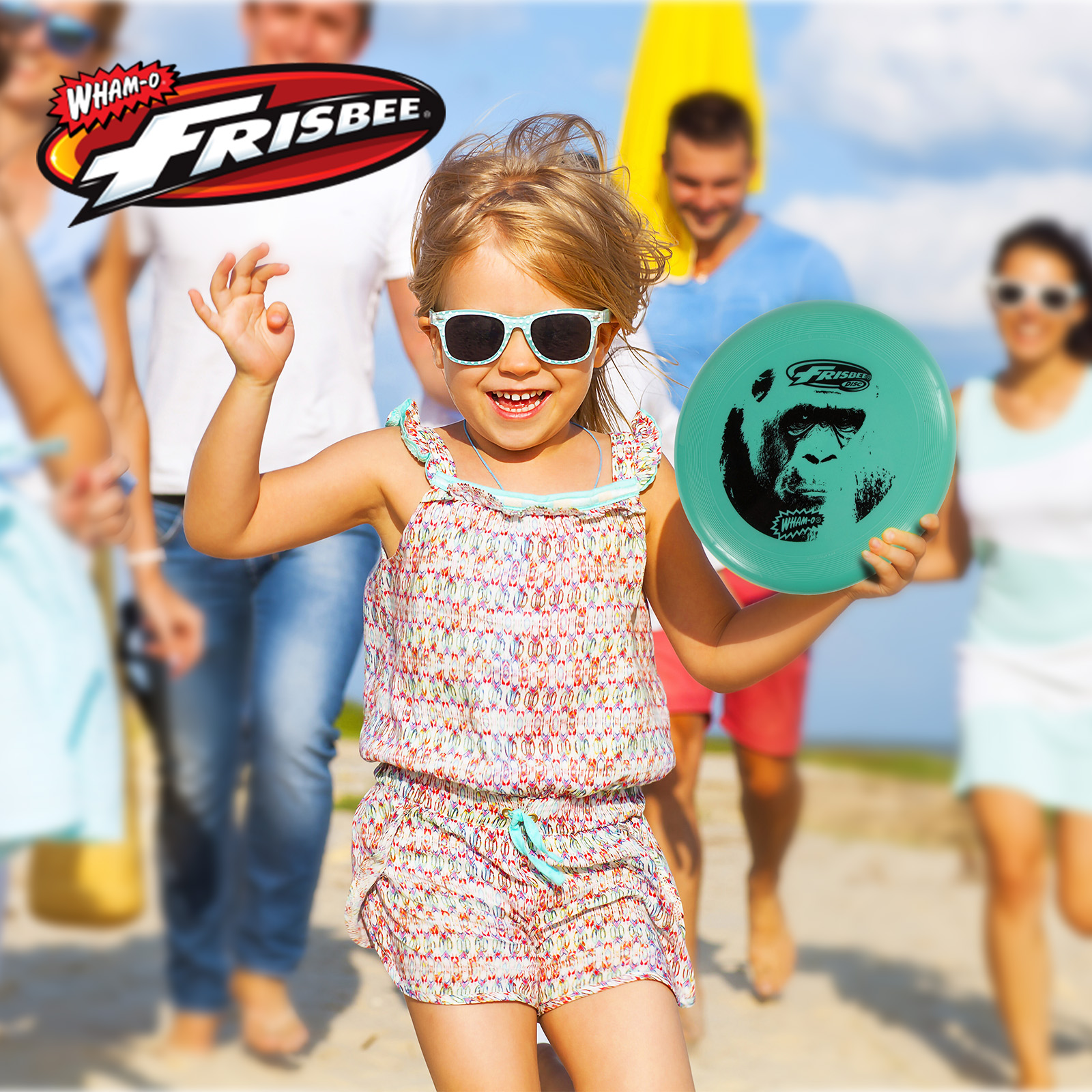 Wham-O Frisbee Cool Flyer Green Lightweight Flying Disc | Kids Outdoor Throw & Catch Toy | Family Grass & Beach Game detail image 4