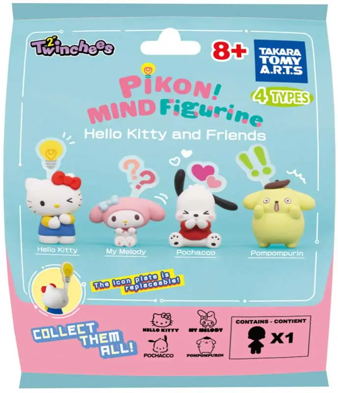 Sanrio Hello Kitty PIKON Mind Series Creative Desk Figure Blind Box Cute Desktop Collectible Toy