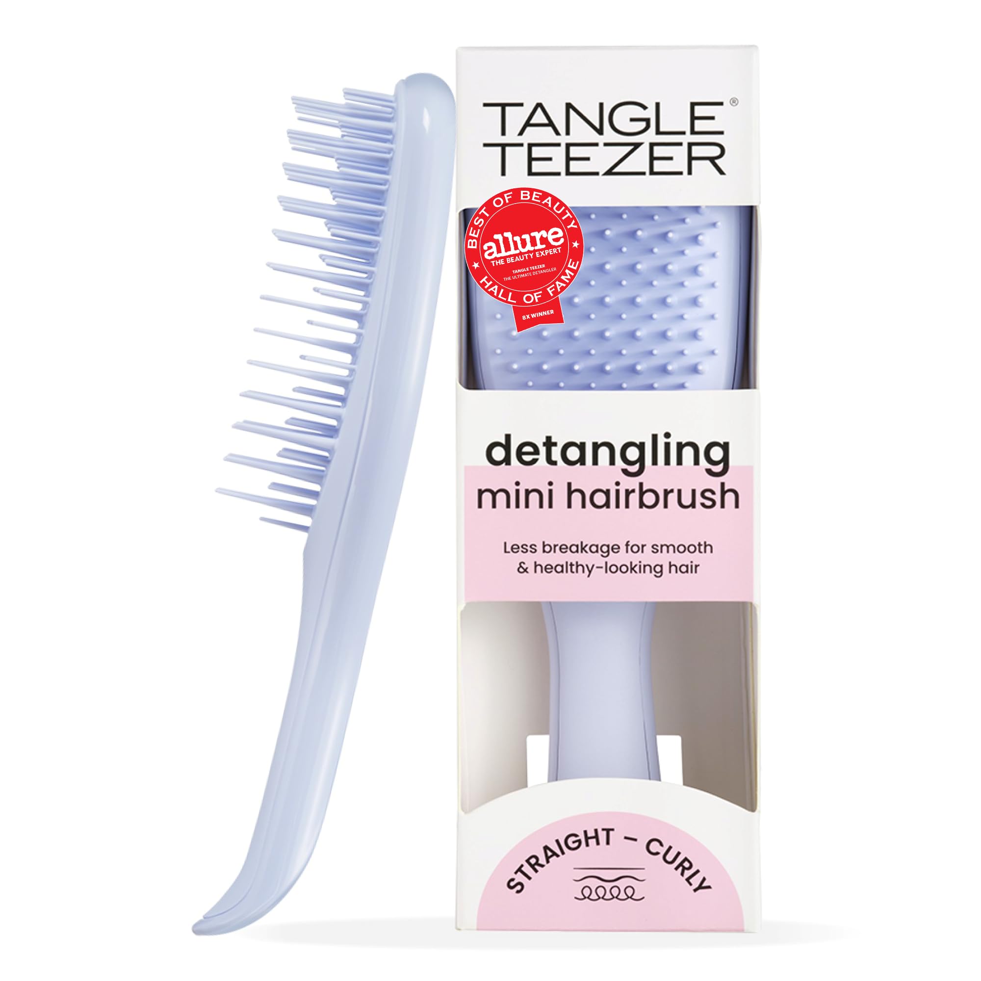 Tangle Teezer Ultimate Detangler Mini Hair Brush, Digital Lavender