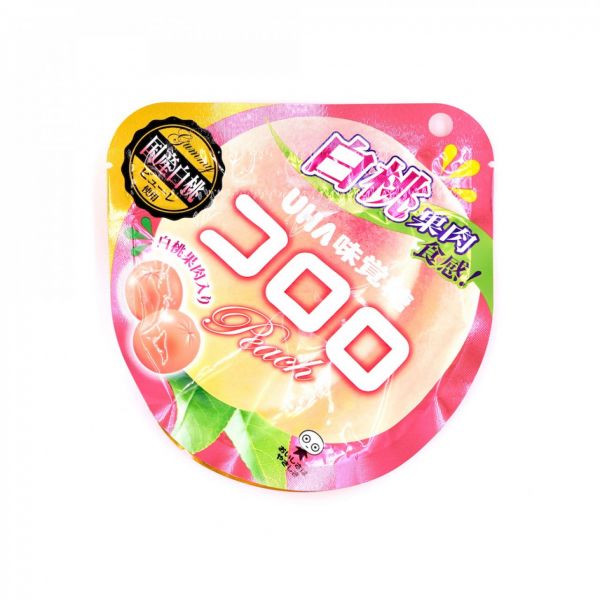 UHA Kororo White Peach Juice Gummy Candy 40g