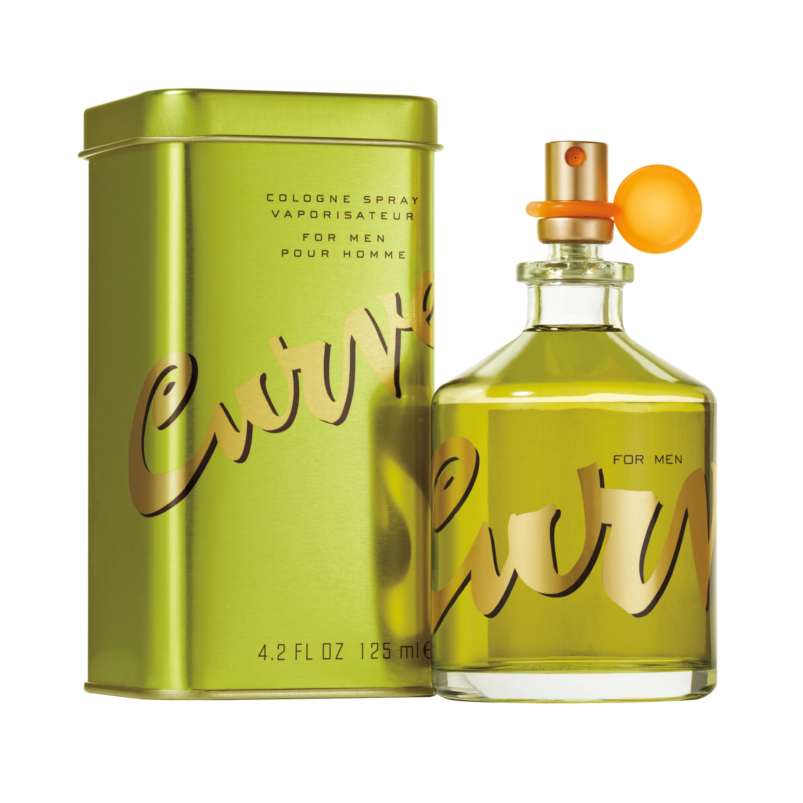 Curve for Men Cologne Spray, Spicy Woody Magnetic Scent for Day or Night, 4. 2 fl oz