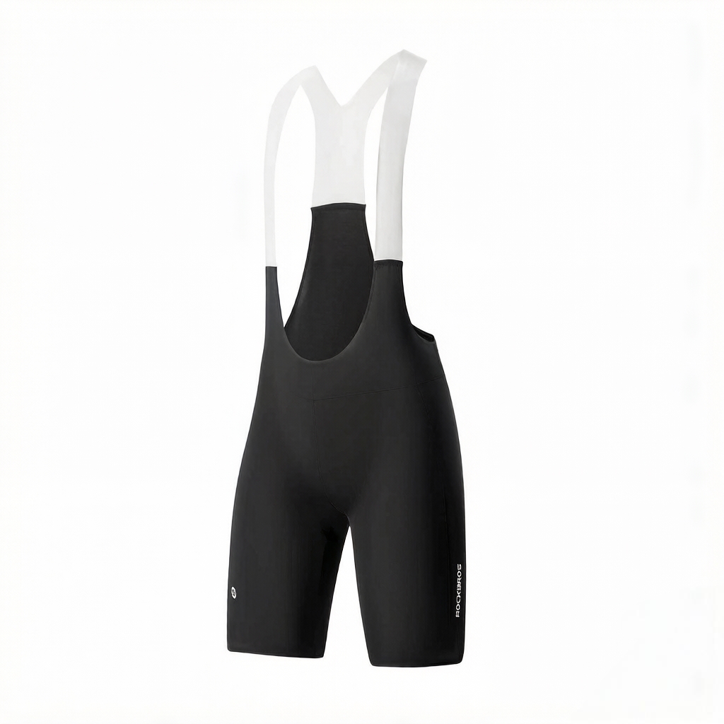 ROCKBROS Men's Cycling Bib Shorts, 80% Nylon 20% Spandex Padding, Breathable Bike Bib Tights, Professional Road Bike MTB Cycle Wear