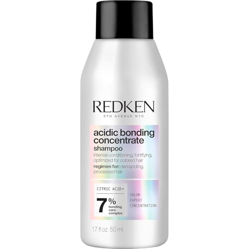 Redken Acidic Bonding Concentrate Shampoo - For Damaged Hair Repair, Strengthens and Repairs Weak and Brittle Hair, Sulfate-Free, Color Safe, With Citric Acid