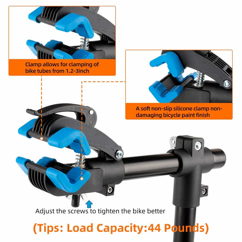 ROCKBROS Bike Repair Stand, Adjustable Wall Mounted Bike Holder, Heavy Duty Maintenance Rack for Garage Home detail image 3