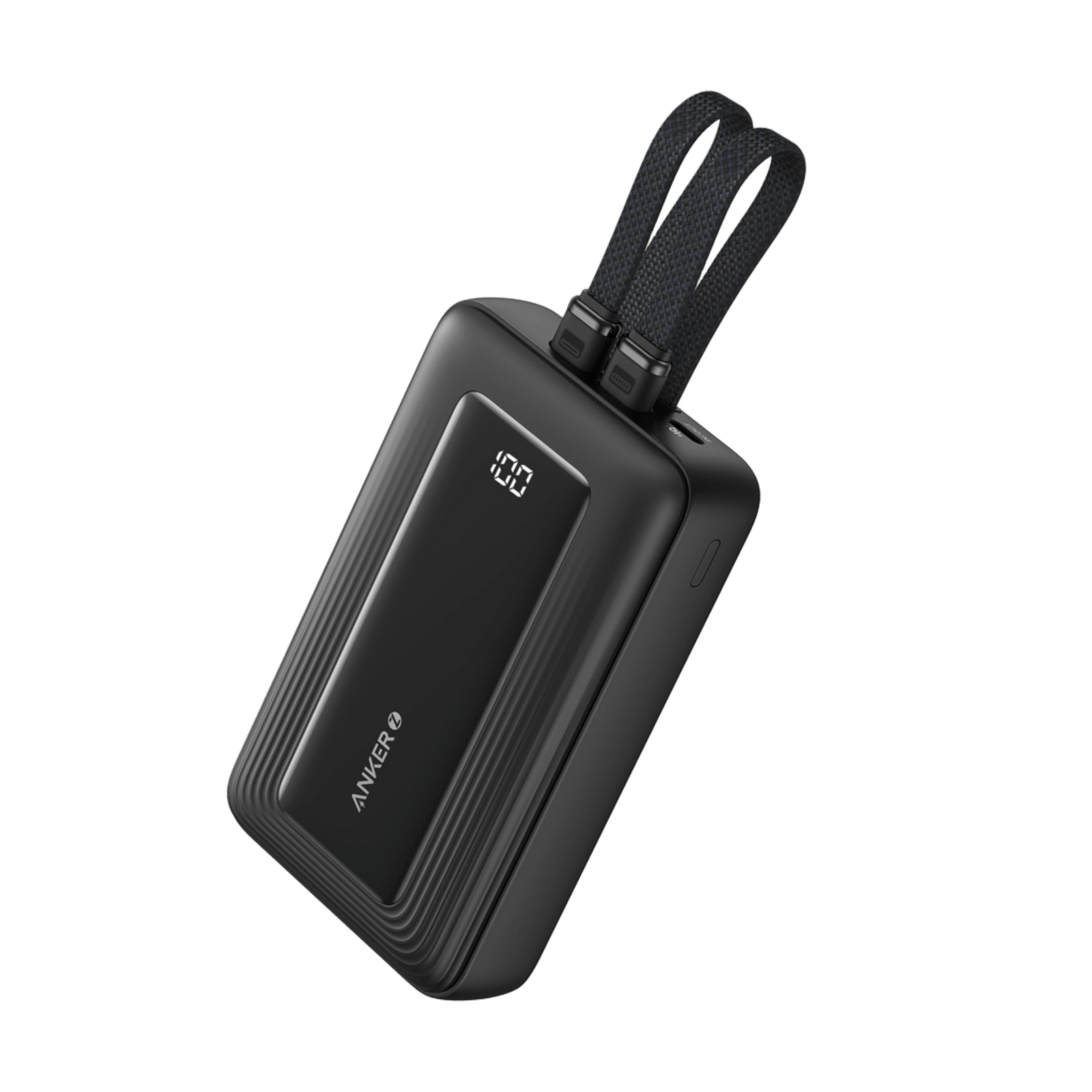 Anker Zolo 20K Power Bank, Built-In USB-C & Lightning Cables, Portable Power Bank with 20K, for iPhone, Samsung, USB-C Devices, Travel Backup