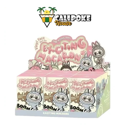 Pop Mart The Monsters (Labubu) Exciting Macaron Vinyl Face Blind Box CASE V1