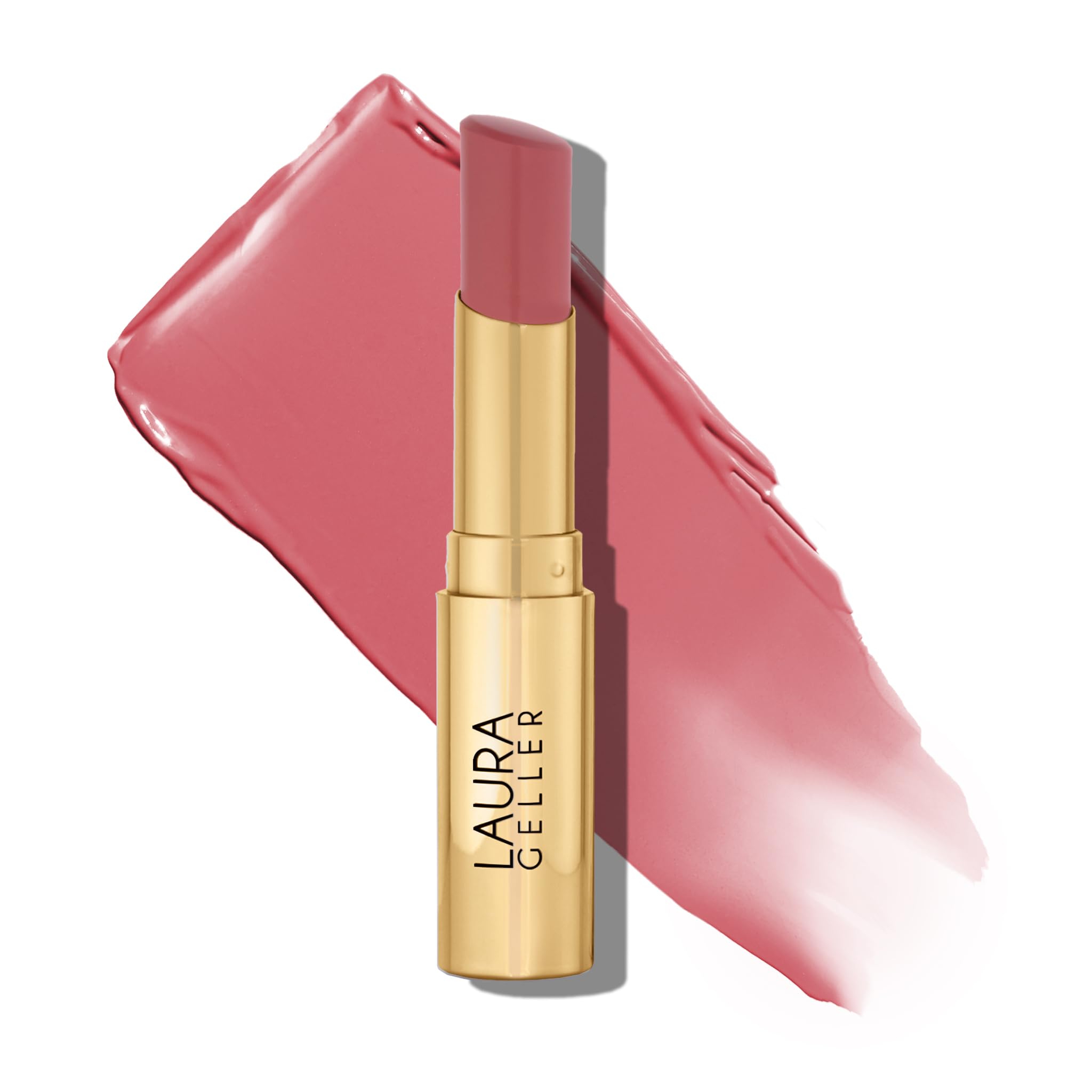 LAURA GELLER NEW YORK Jelly Balm Tinted Lip Balm – In the Buff – Hydrating Lip Color with Sheen Finish – Squalane & Vitamin E – Buildable Sheer to Medium Coverage – Vegan & Cruelty-Free