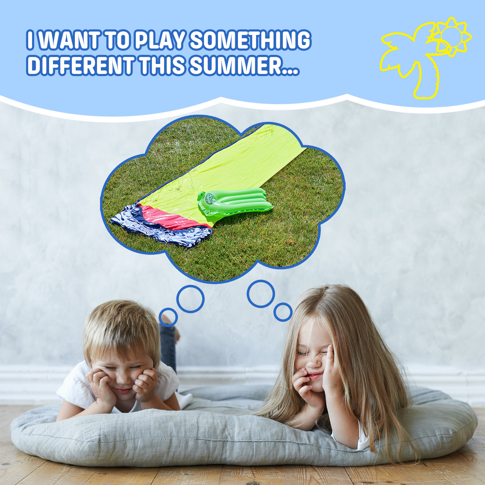 Wham-O Slip N Slide 16ft Water Slide with Inflatable Boogie Board for Kids, Ages 5–12 — Outdoor Backyard Waterslide detail image 8