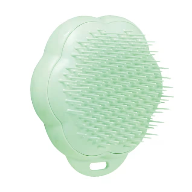 Pet Teezer Cat Detangling Brush (Purple) — Patented Ergonomic Handle, Easy Grip, Rinses Clean, For All Cat Breeds