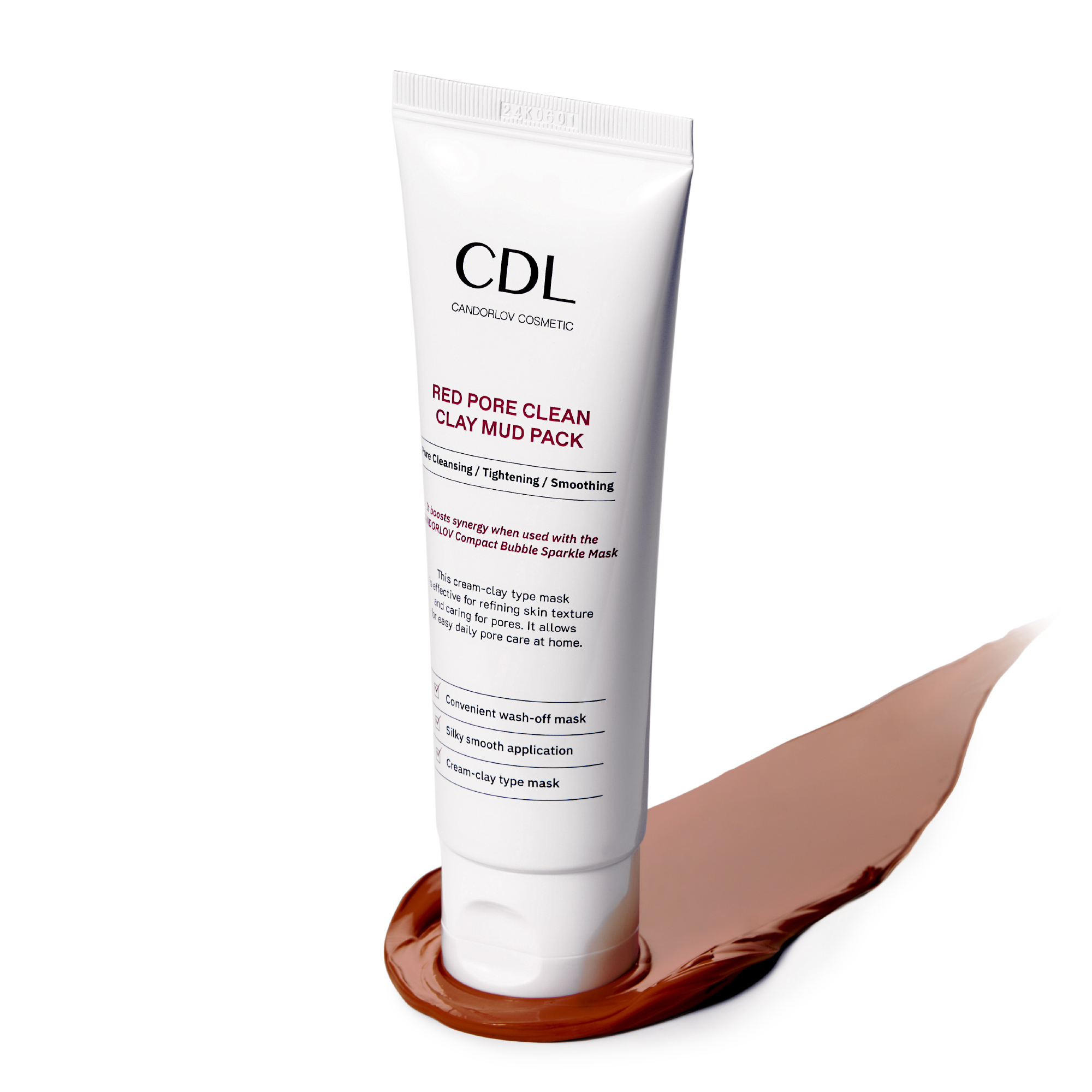 CANDORLOV Red Clay Pore-Refining Purifying Cleansing Mud Mask