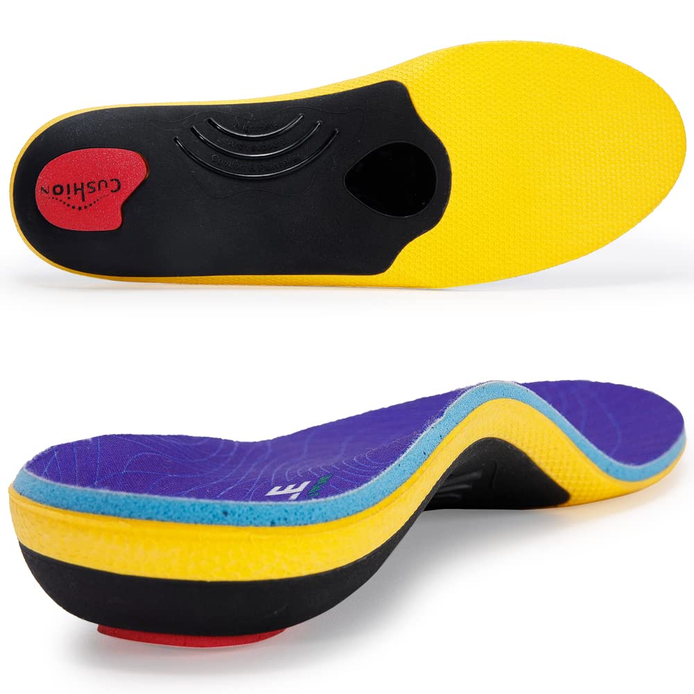VALSOLE Heavy-Duty Orthotic Insoles — Reinforced Arch Support (For ~220 lbs / 100 kg and Above, Unisex)