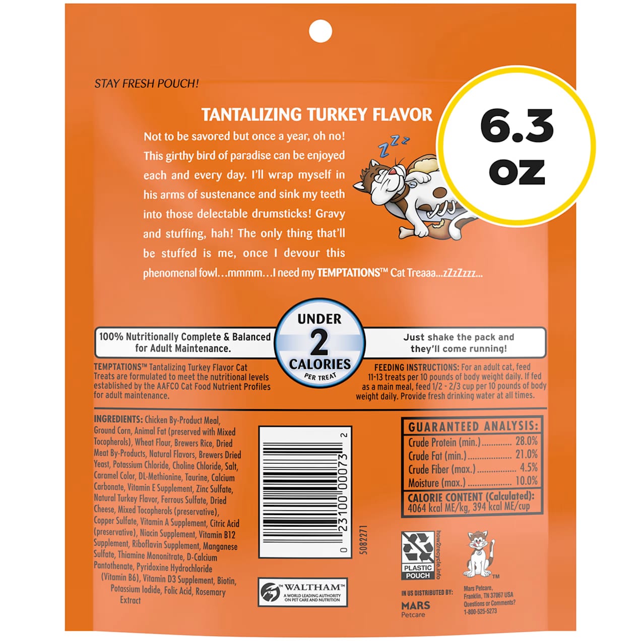 Temptations Classic Turkey Flavor Cat Treats — Crunchy Outside, Soft Inside, Made with Carefully Selected Turkey, Perfect for Daily Rewards & Interactive Bonding detail image 2