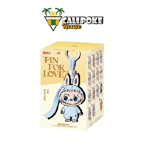 Pop Mart THE MONSTERS (Labubu) V4 Pin for Love Series — Vinyl Plush Pendant Blind Box (A–M)