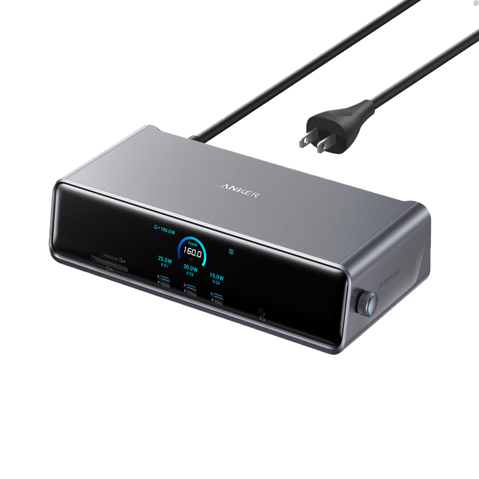 Anker Prime 14-in-1 Triple Display Dock USB-C, Usb-C Docking Station with 140W, 14-in-1, for MacBook, USB-C Laptops, Displays, Office Use