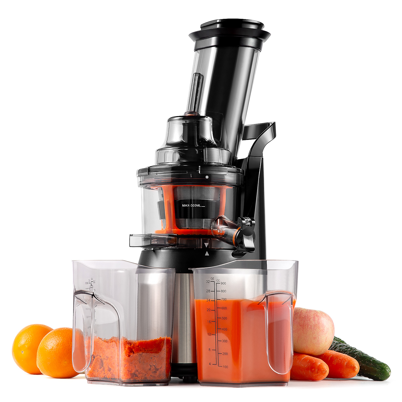 Ventray 408 Cold-Press Juicer (Black)
