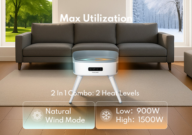 Homerunpet PH20 Pet Space Heater | Smart Constant-Temperature, Low-Noise Warmer for Cats & Dogs detail image 13