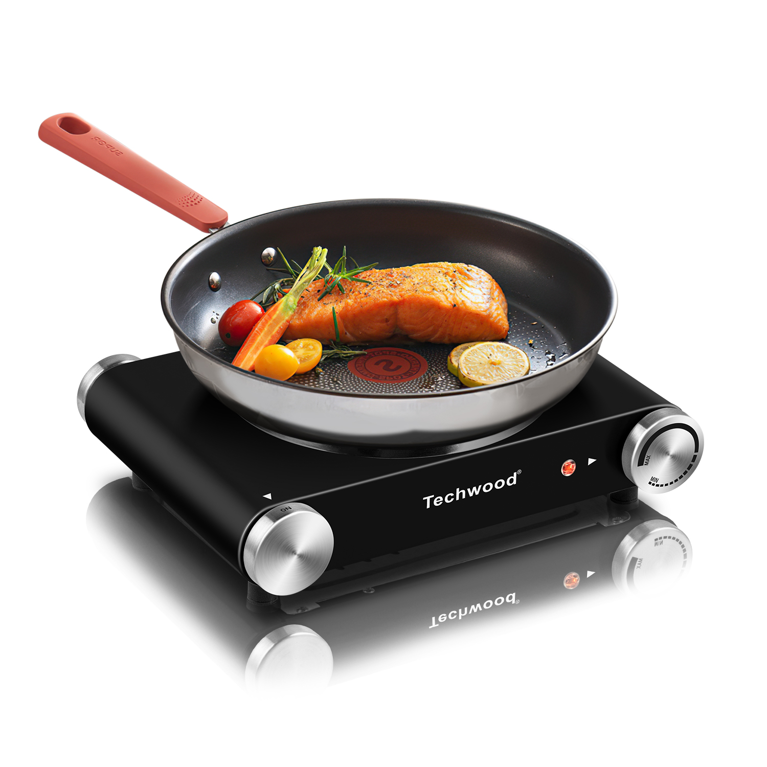 Techwood Portable Single-Burner Infrared Ceramic Cooktop (Infrared Ceramic Heating)