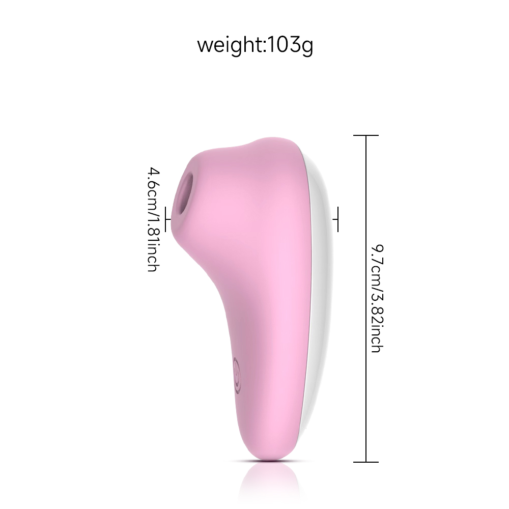 Soft Silicone Female Sucking Stimulator — 10 Pulse Modes, Rechargeable Mini External Massager, One-Button Operation, Easy to Clean detail image 4