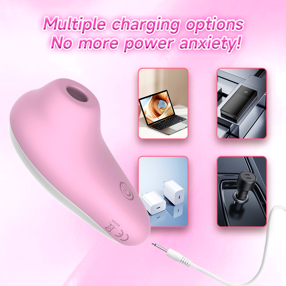 Soft Silicone Female Sucking Stimulator — 10 Pulse Modes, Rechargeable Mini External Massager, One-Button Operation, Easy to Clean detail image 3