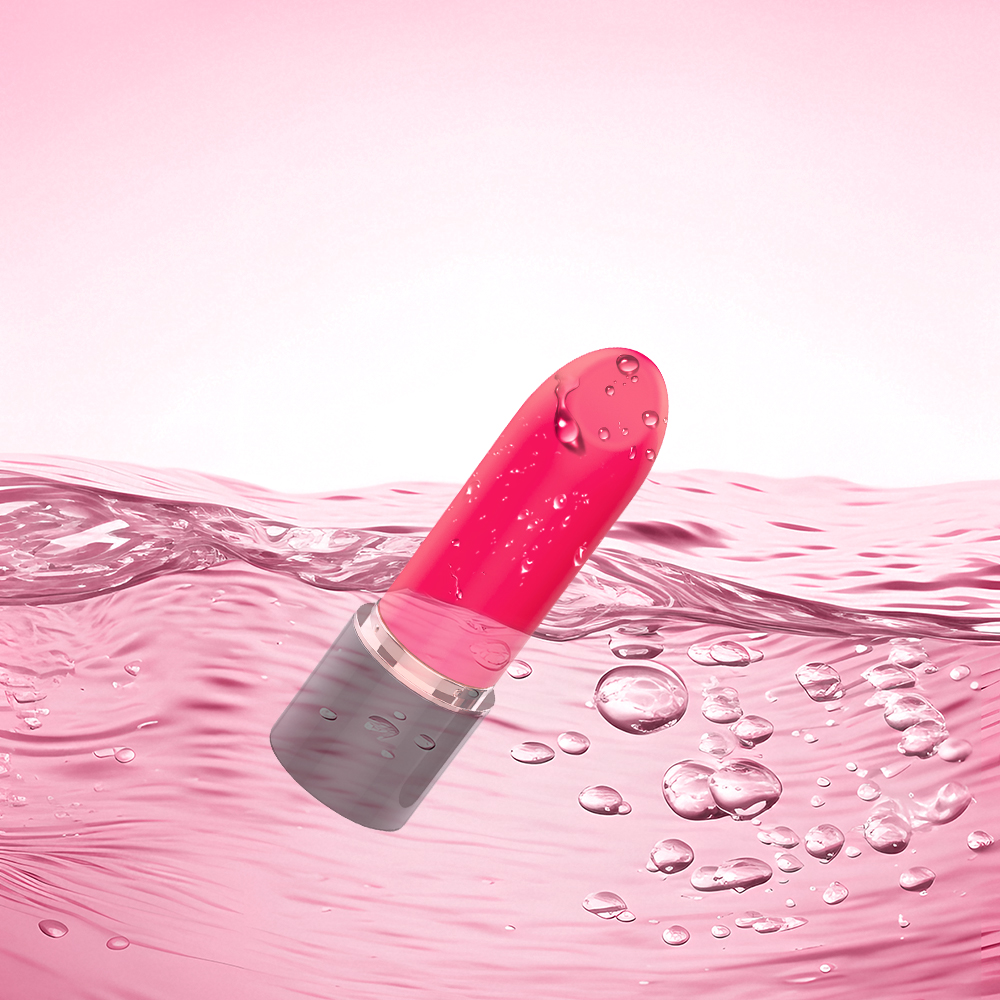 Lipstick-Shaped Women's Interchangeable-Head Vibrator — 5 Massage Heads, 10 Vibration Modes, Compact Portable Personal Massager detail image 3