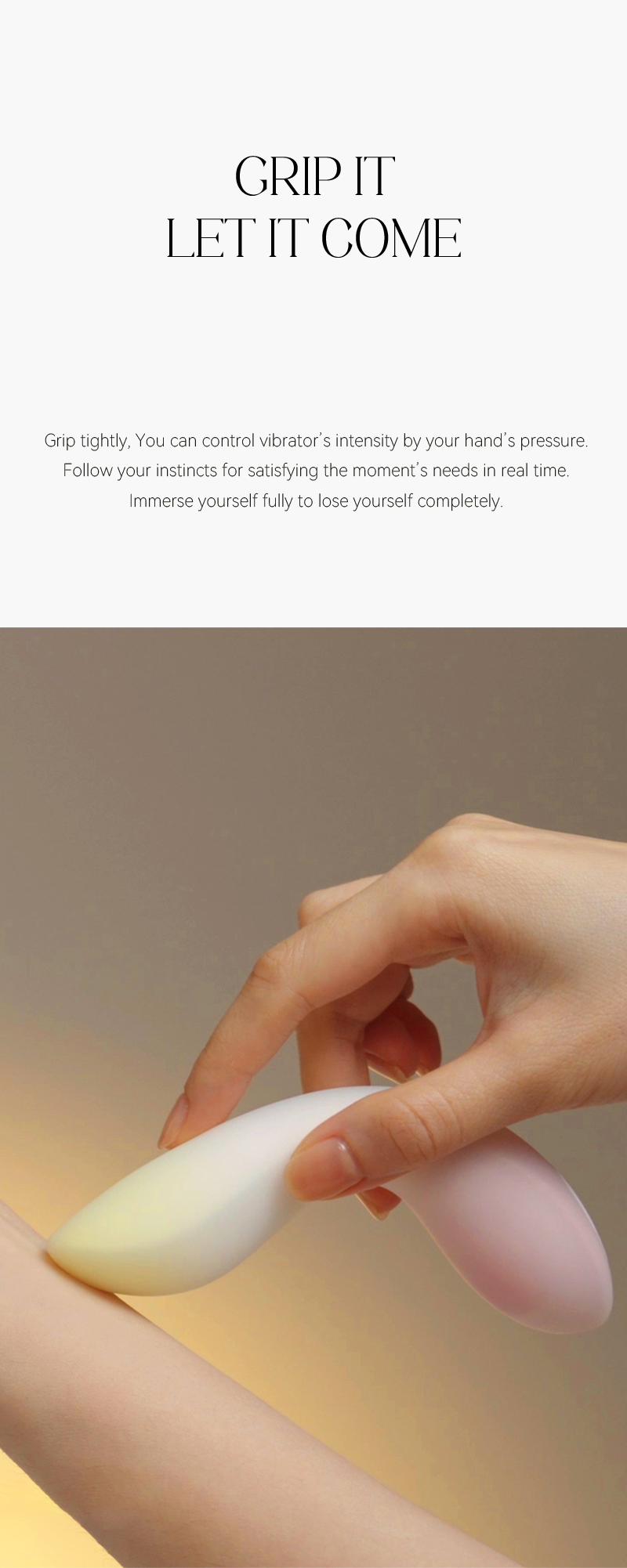 Hua Xia Yue Huo — Women's Internal Vibrator with Dual Vibration Points, Pressure-Sensing Frequency Control, 7×7 (49) Rhythms, Curved Ergonomic Design, IPX7 Waterproof Soft Silicone Massager detail image 4