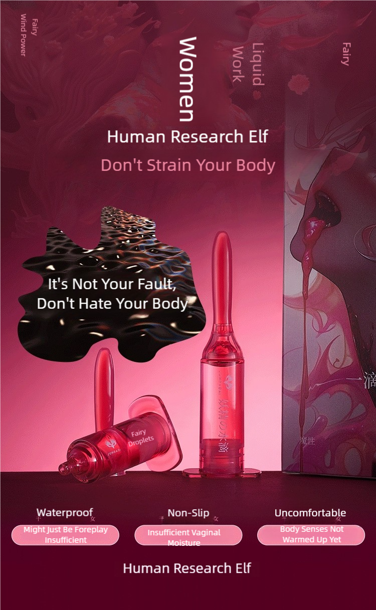 Fairy Waterdrop Intimate Lubricant Essence for Women — Single‑Use Portable Hydrating Lubricant, Plant-Based Formula for Couples detail image 4