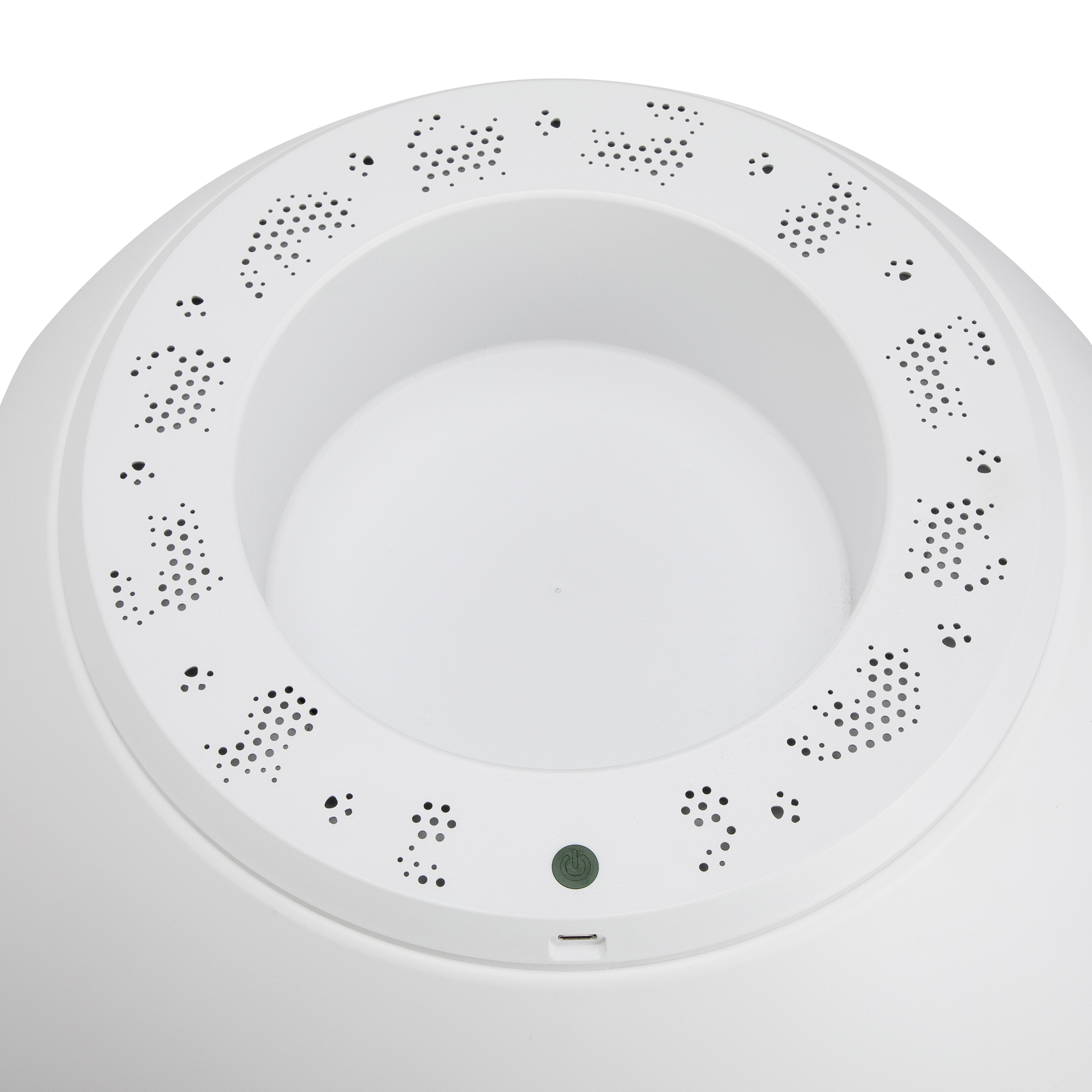Nido inteligente tipo cápsula espacial blanco — Set de lujo con sistema de ventilación y control de olores, colchoneta calefactable, planta decorativa, rascador y pala para arena detail image 2