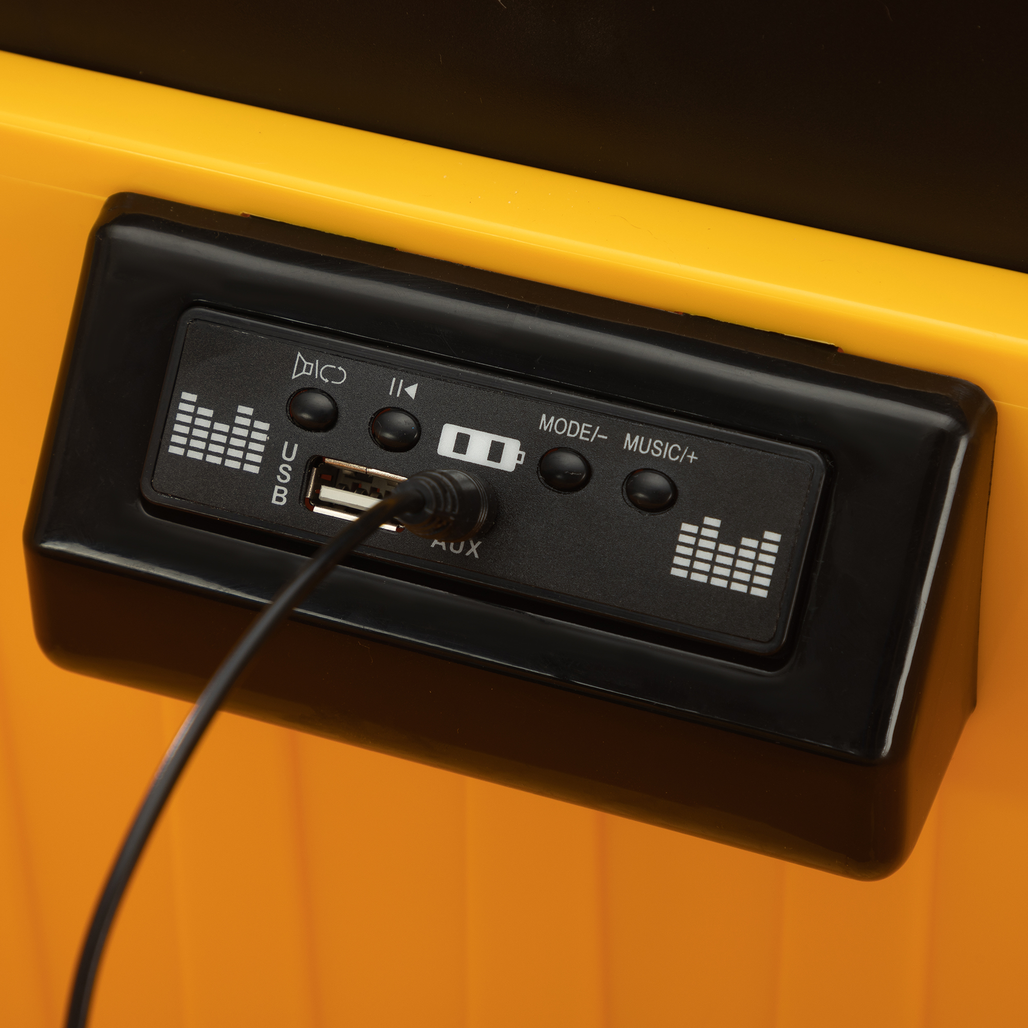 Yellow 12V Two-Seat Kids Electric School Bus detail image 4