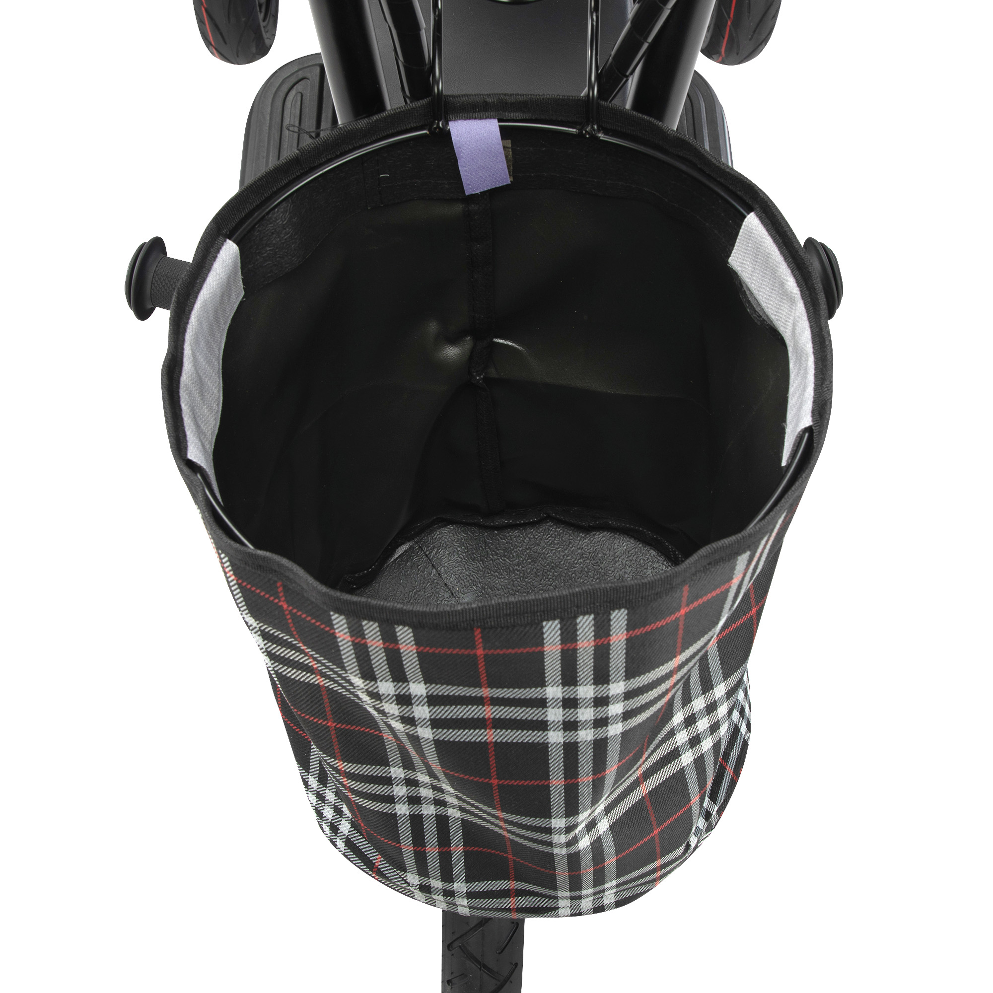 Parent-Child Pet Electric Tricycle | Two-Seat Model with Storage Baskets detail image 2