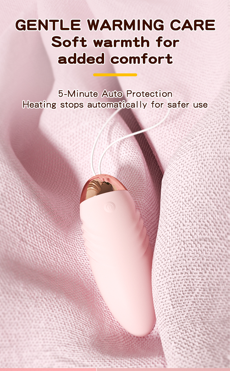 LILO Gladiator Gen 2 Women's Wireless Remote Vibrating Egg — 10 Vibration Modes, One-Touch Warming, 10m Remote, Textured Silicone Massager, USB Rechargeable, Pink detail image 7