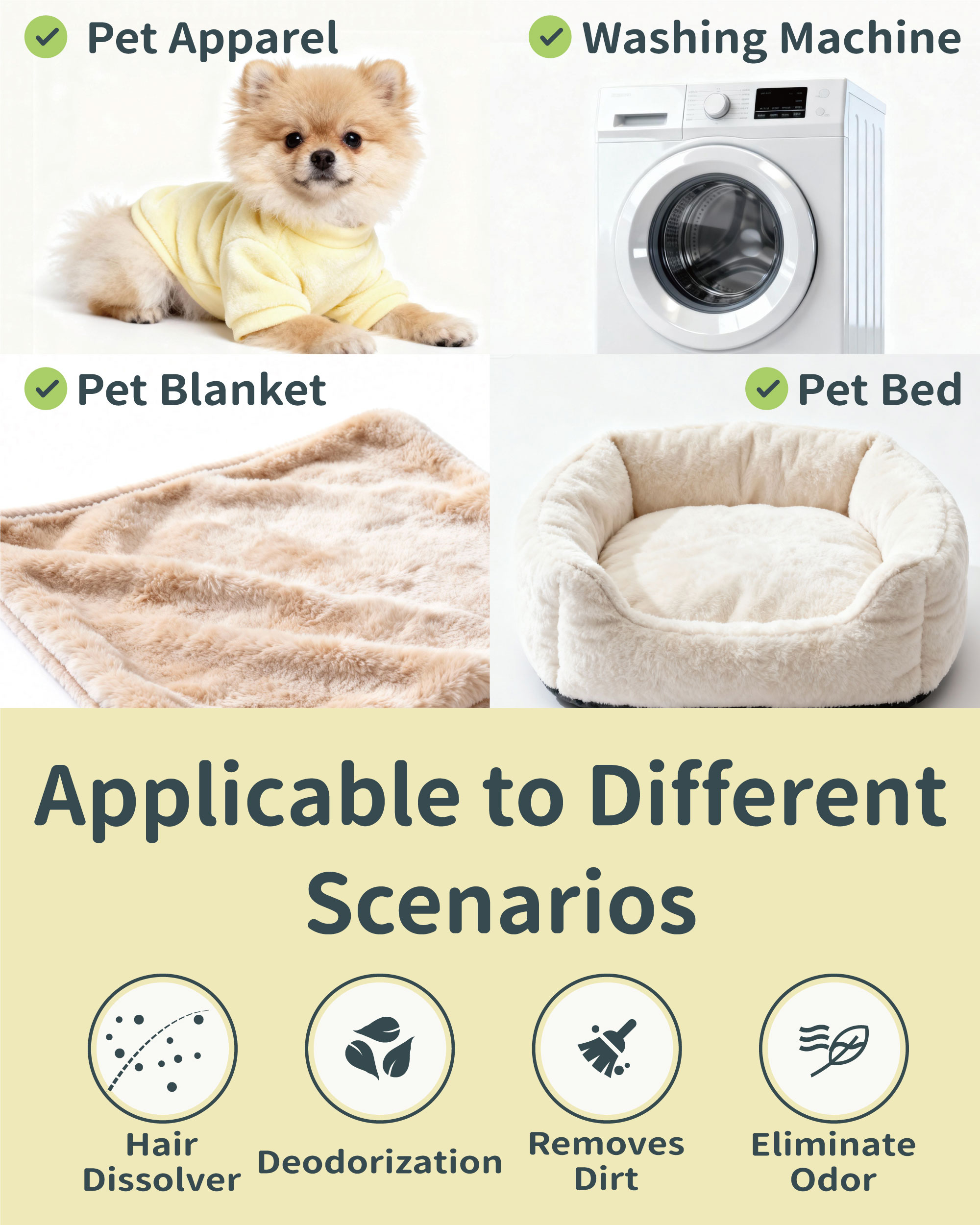 Furgone Pet Hair-Dissolving Washing Machine Cleaner (6 Uses) detail image 8