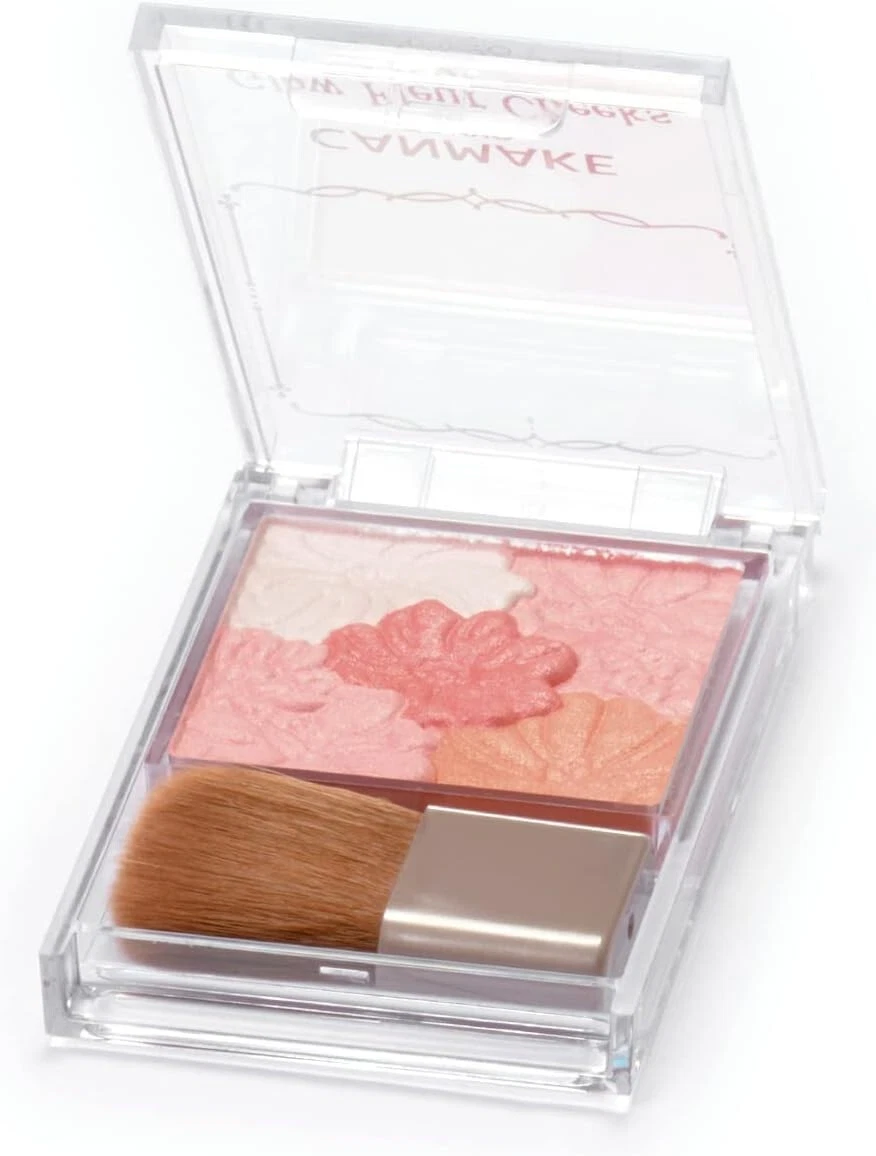 CANMAKE Glow Fleur Cheeks Blush 02 Apricot Fleur 6.3g detail image 2