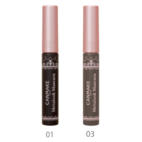 CANMAKE Metallic Radiance Mascara 01 Black detail image 8
