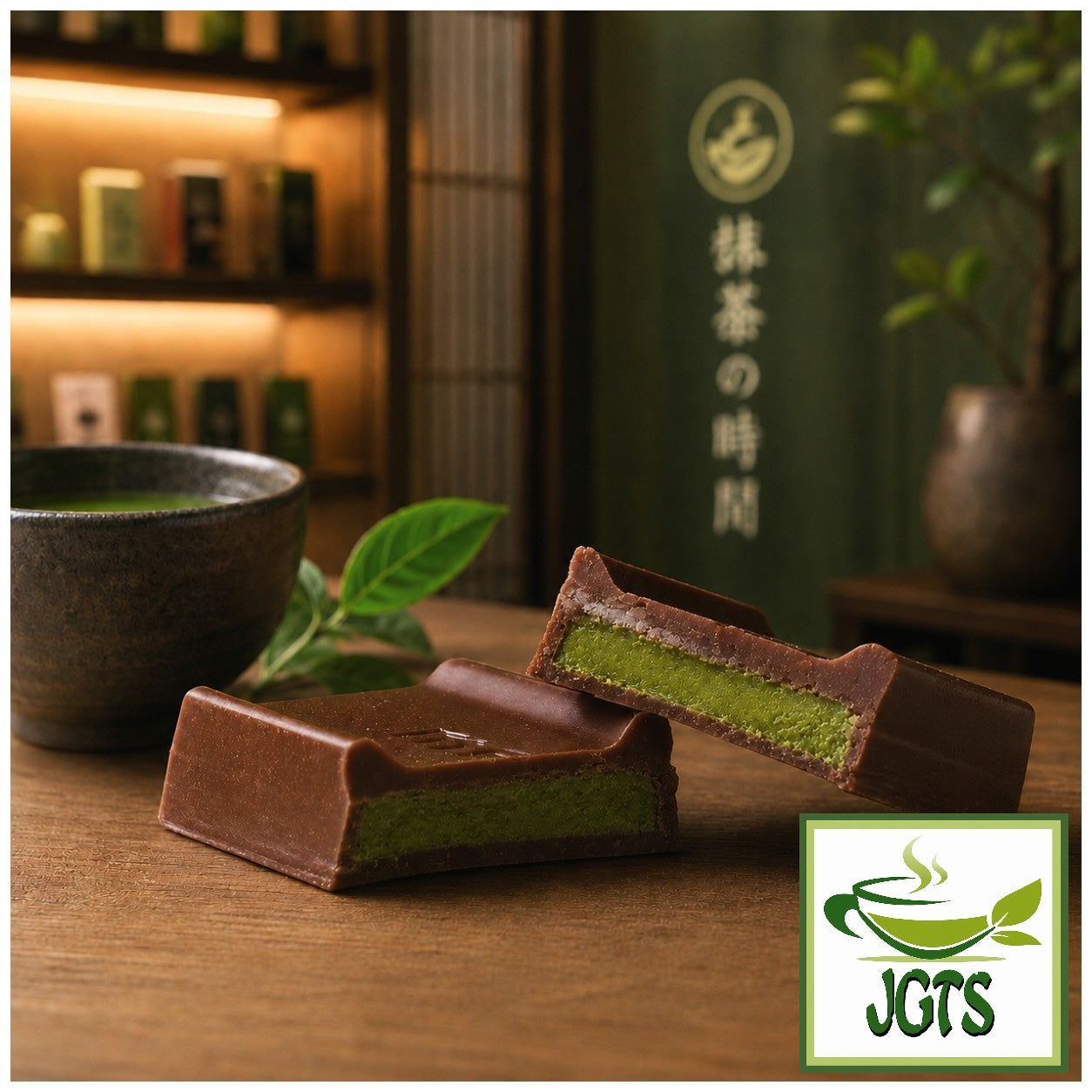 MEIJI Matcha Chocolate Box 26 Pieces detail image 2