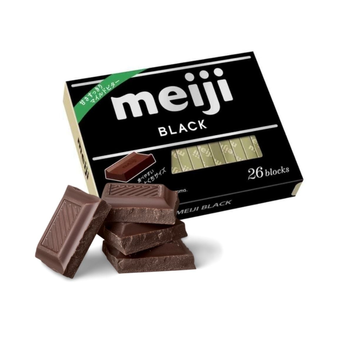 MEIJI Black Chocolate Box, 26 Pieces, 120g detail image 3