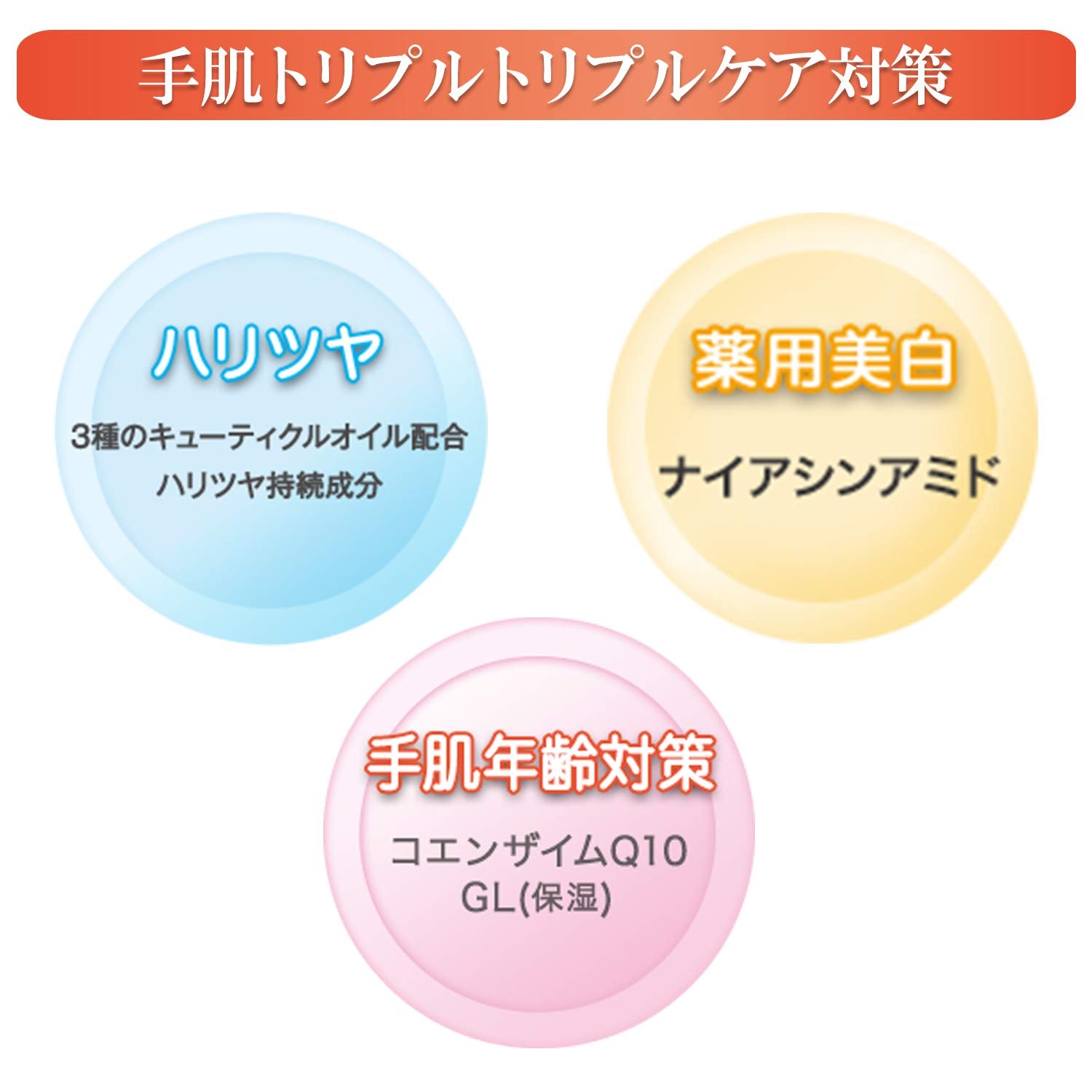 KOSE CoenRich Q10 Medicated Whitening Hand Cream Fresh Peach 80g detail image 4