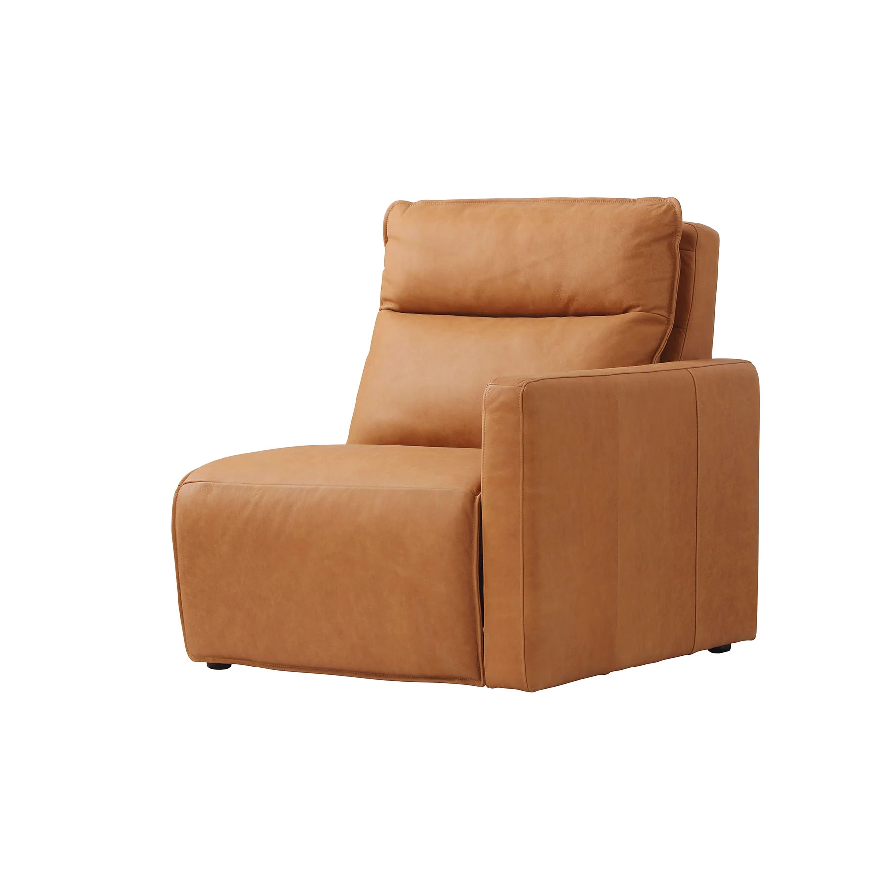 Moorizon Bold Leather Set Brown Power Reclining Genuine Leather Sofa, High-Back Deep-Seat Independent Recliner Set for Living Rooms, Media Rooms, Studies & Loft Spaces detail image 8