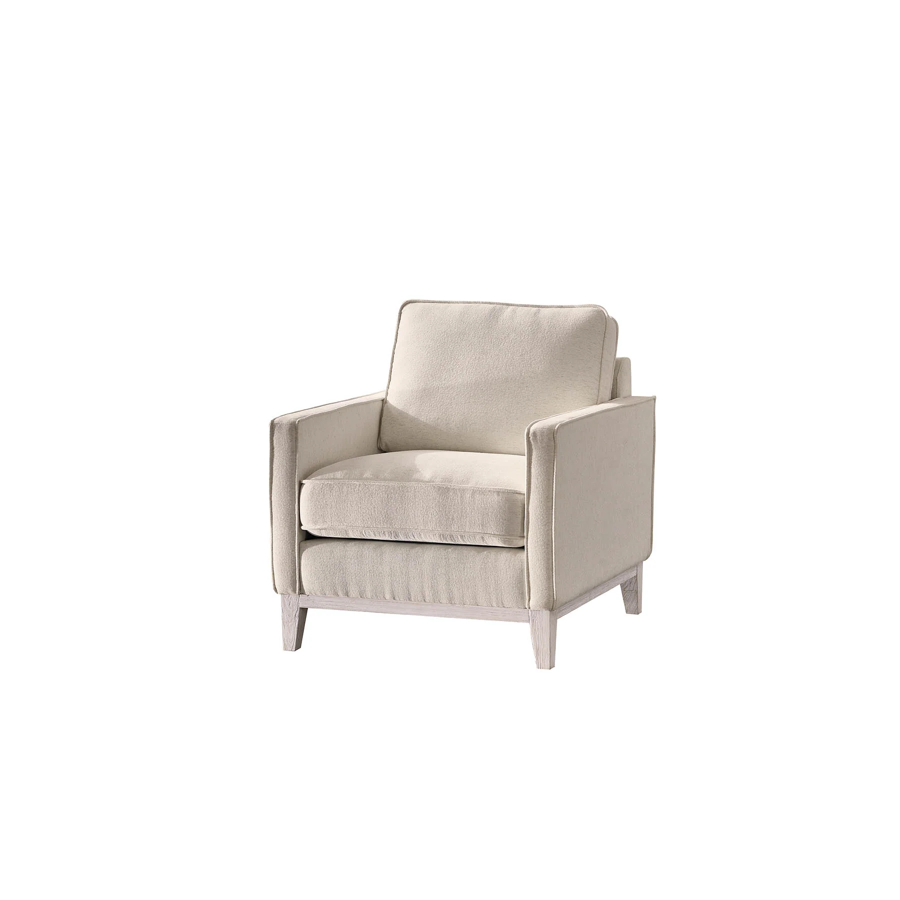 Moorizon Basic American Comfort 86" Dove Grey Fabric 3-Seater Sofa — Straight-Arm Classic American Casual Sofa for Living Rooms & Open Relaxation Areas detail image 7