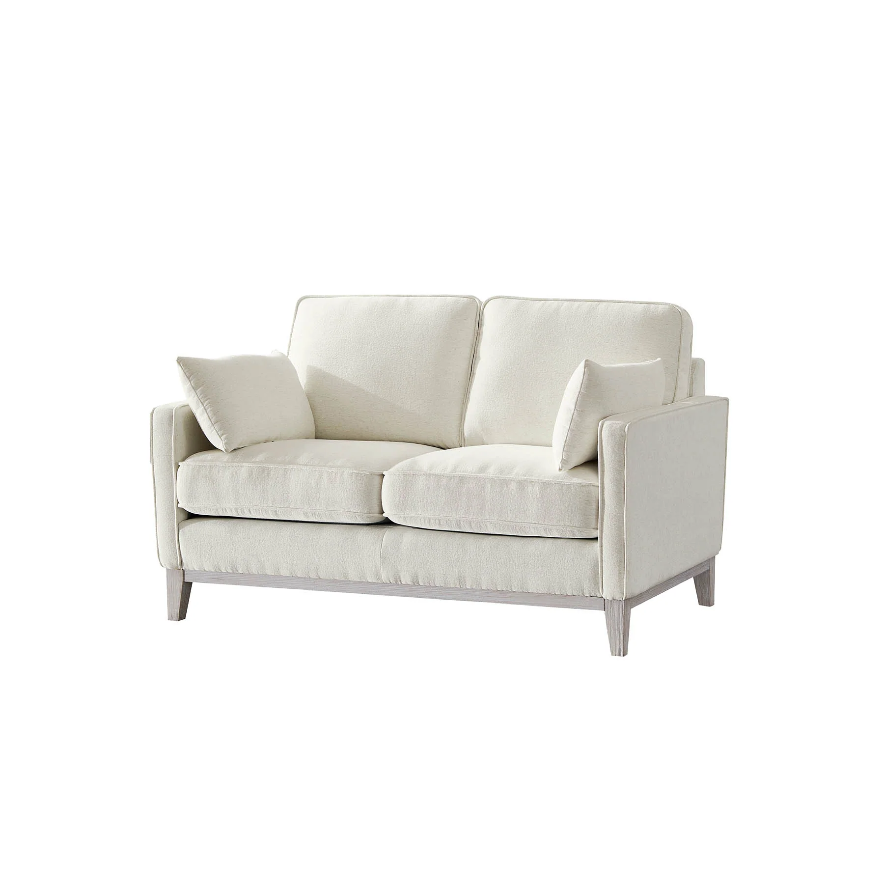 Moorizon Basic American Comfort 86" Dove Grey Fabric 3-Seater Sofa — Straight-Arm Classic American Casual Sofa for Living Rooms & Open Relaxation Areas detail image 3