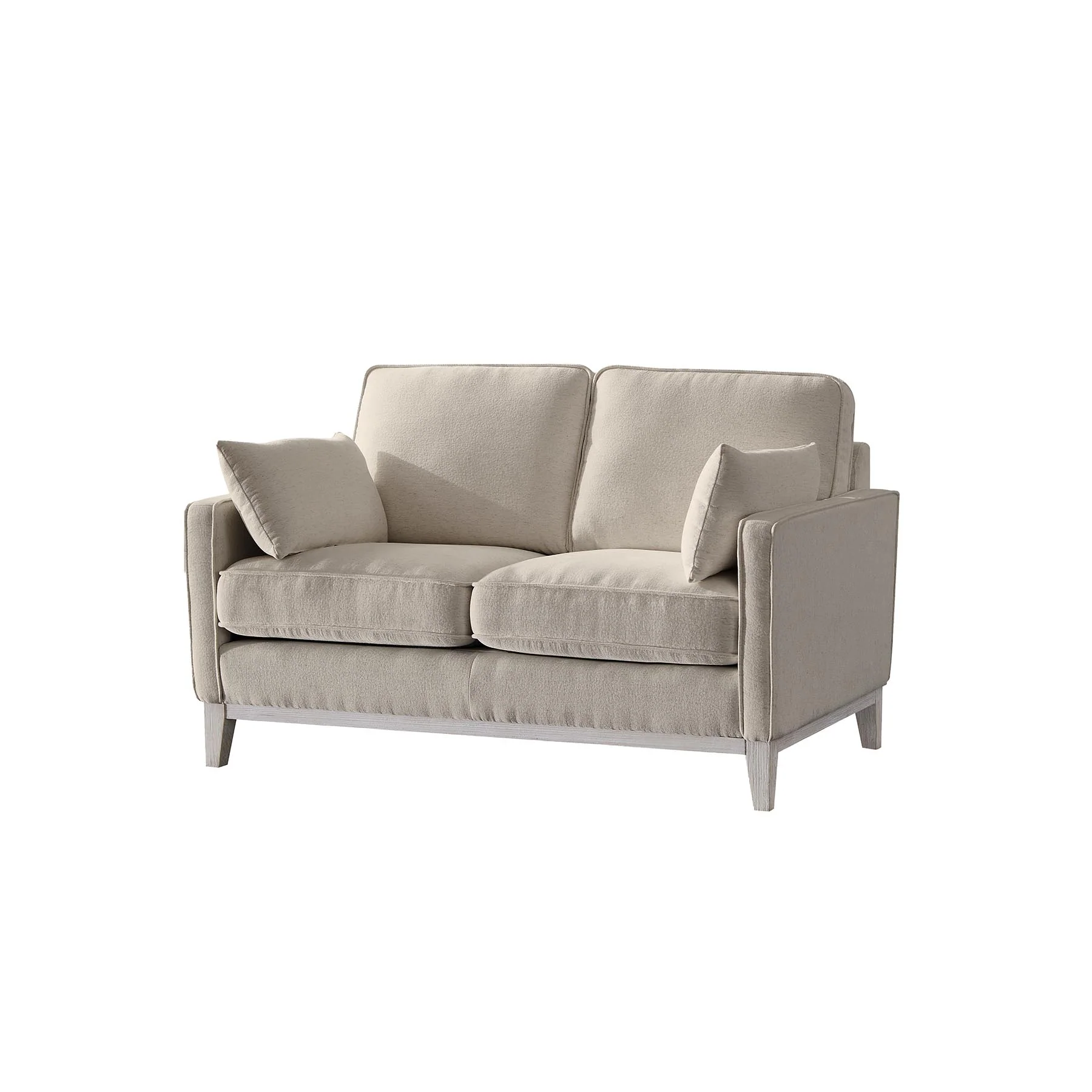 Moorizon Basic American Comfort 86" Dove Grey Fabric 3-Seater Sofa — Straight-Arm Classic American Casual Sofa for Living Rooms & Open Relaxation Areas detail image 12