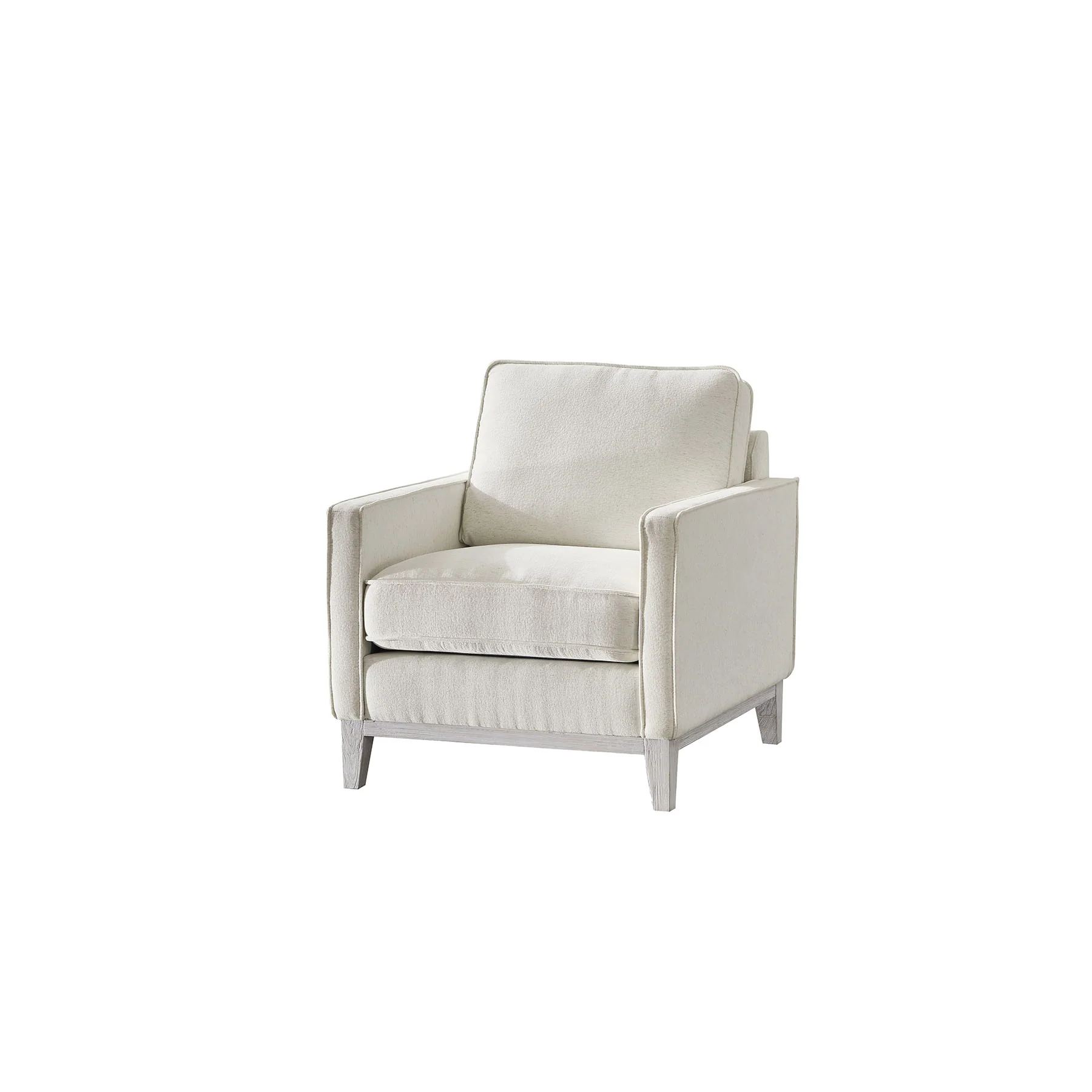 Moorizon Basic American Comfort 86" Dove Grey Fabric 3-Seater Sofa — Straight-Arm Classic American Casual Sofa for Living Rooms & Open Relaxation Areas detail image 2