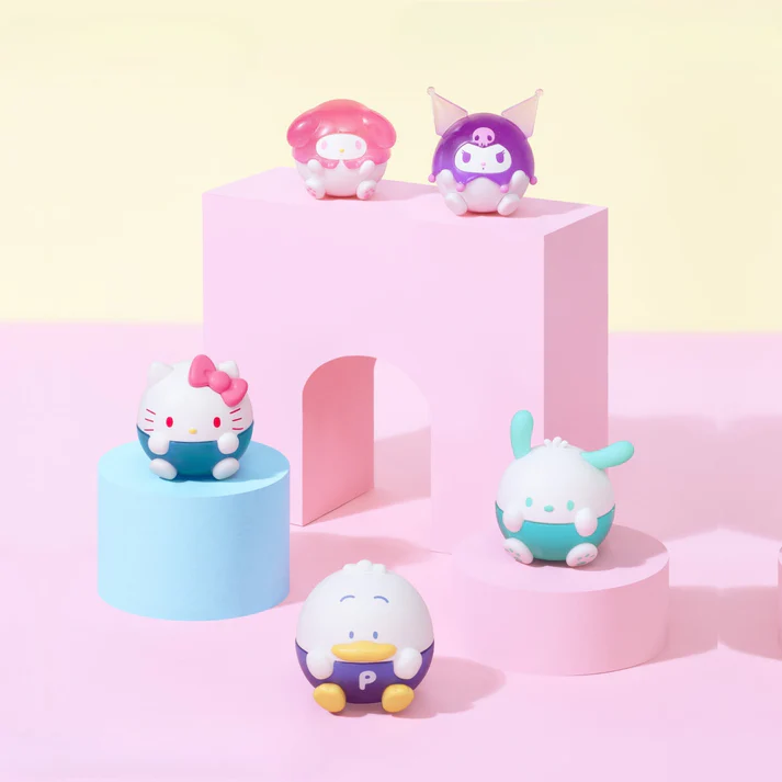 TOP TOY Sanrio Roundy Mini Figure Blind Bag — 3 Random PVC Figures per Bag, 5cm, 16 Designs detail image 3