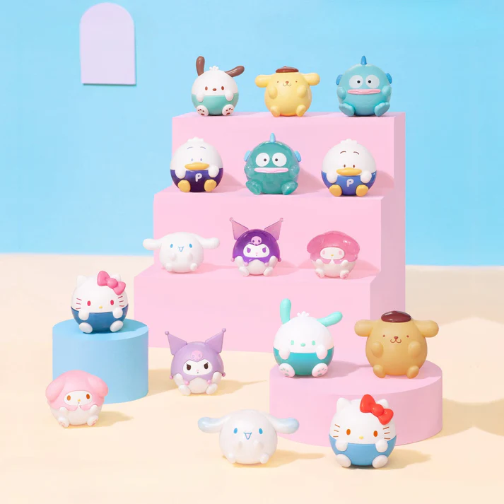 TOP TOY Sanrio Roundy Mini Figure Blind Bag — 3 Random PVC Figures per Bag, 5cm, 16 Designs detail image 4