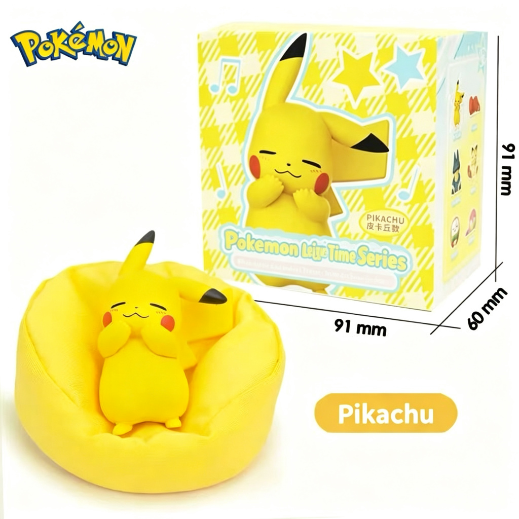 Pokémon Leisure Time Blind Box Figure PVC/Polyester 6-Figure Series Ages 14+ detail image 4