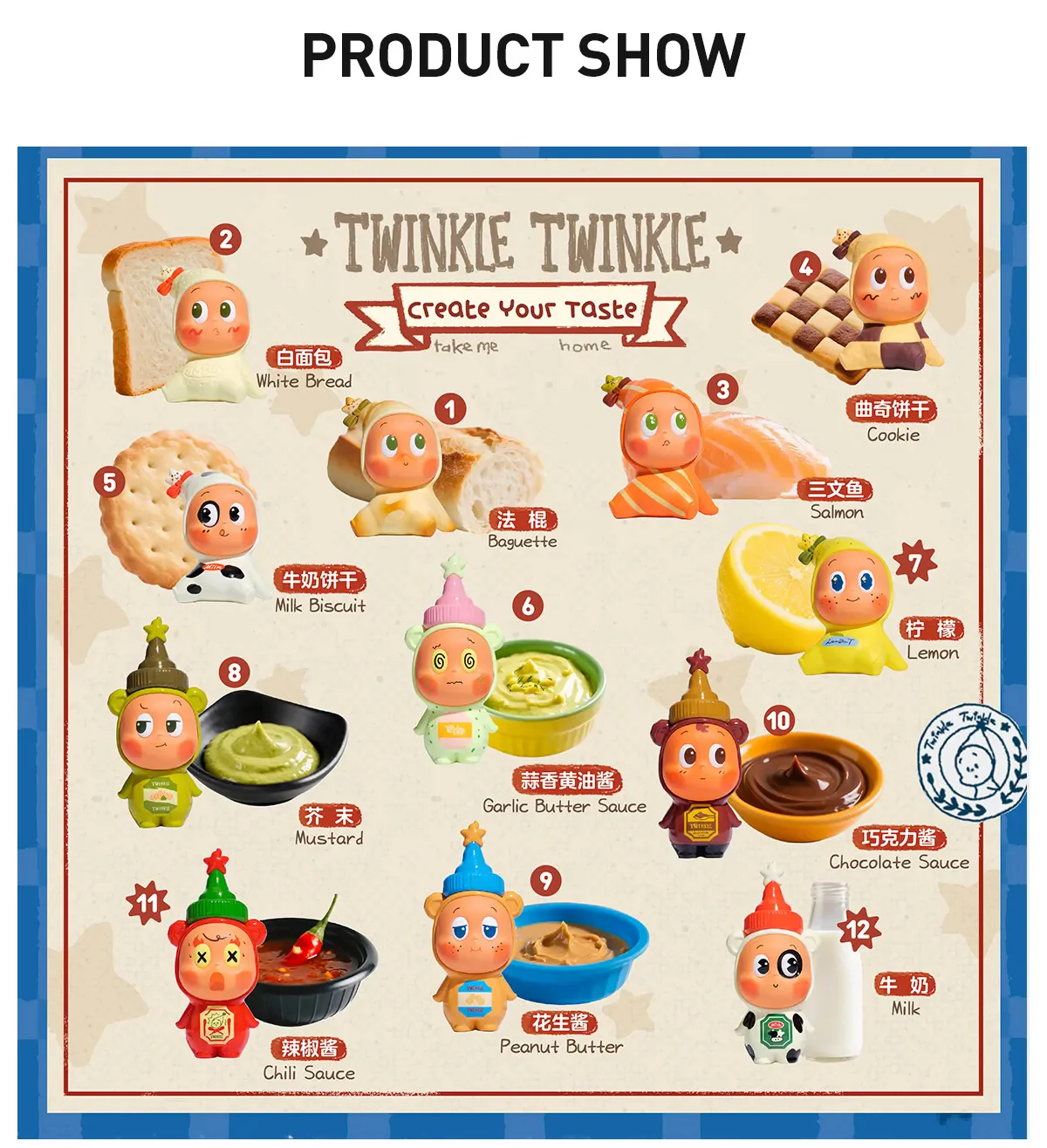 POP MART Twinkle Twinkle Create Your Taste A Series PVC Blind Box Figure ~4.8cm — 9 Regular + 3 Hidden detail image 7