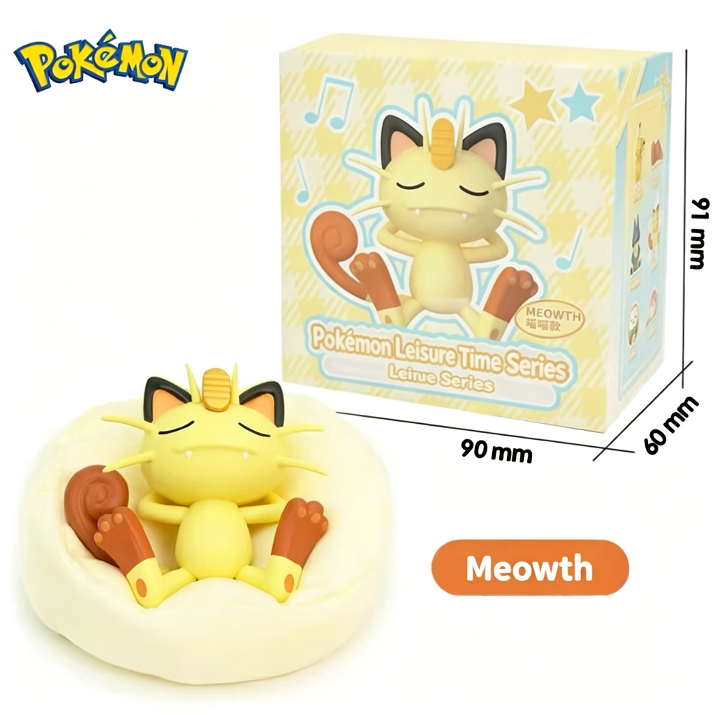 Pokémon Leisure Time Blind Box Figure PVC/Polyester 6-Figure Series Ages 14+ detail image 6