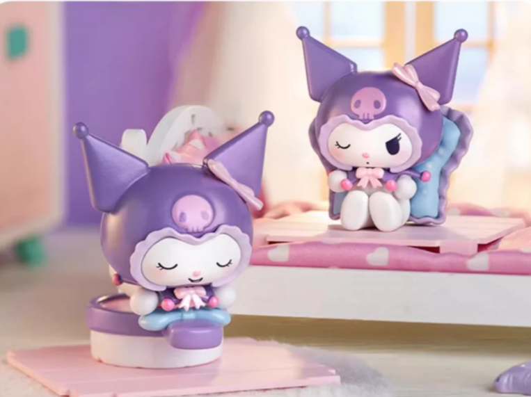 Moetch Box x Sanrio Kuromi "Dressing Up At Home" PVC Blind Box Figure 2.5in 8 Regular + Hidden detail image 8