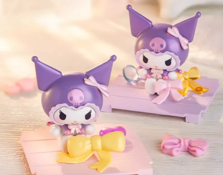 Moetch Box x Sanrio Kuromi "Dressing Up At Home" PVC Blind Box Figure 2.5in 8 Regular + Hidden detail image 9