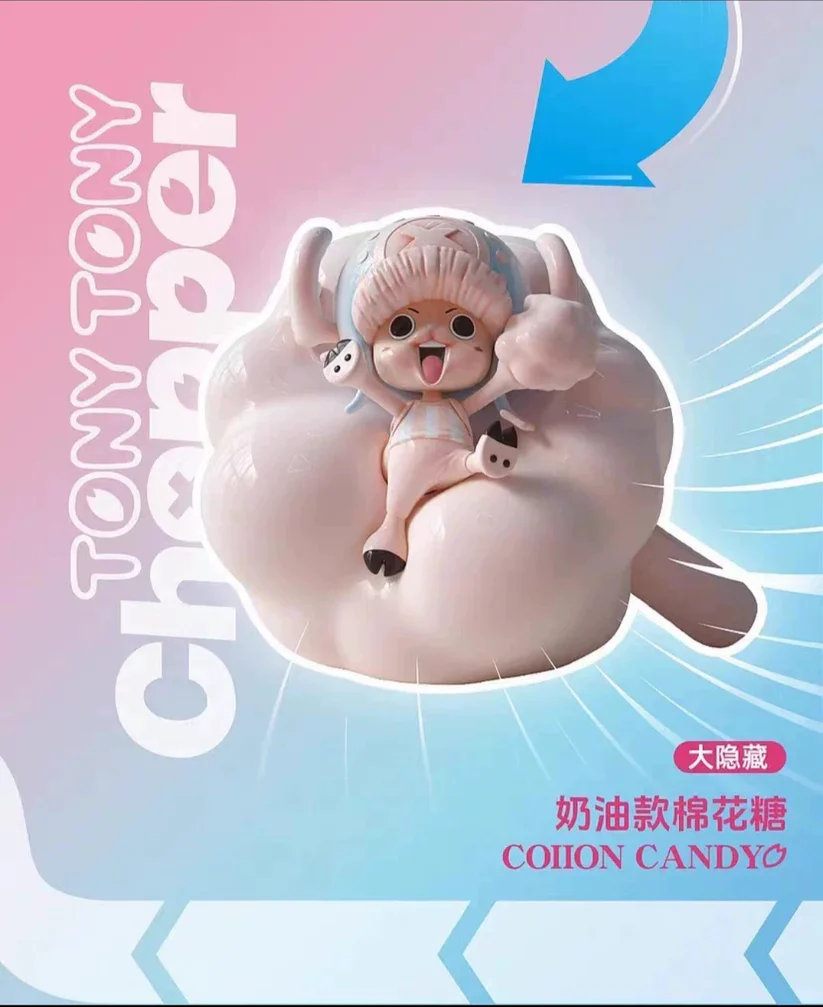 Lámpara nocturna recargable Chopper de One Piece en caja sorpresa 8–10 cm, caja aleatoria, luz cálida detail image 11