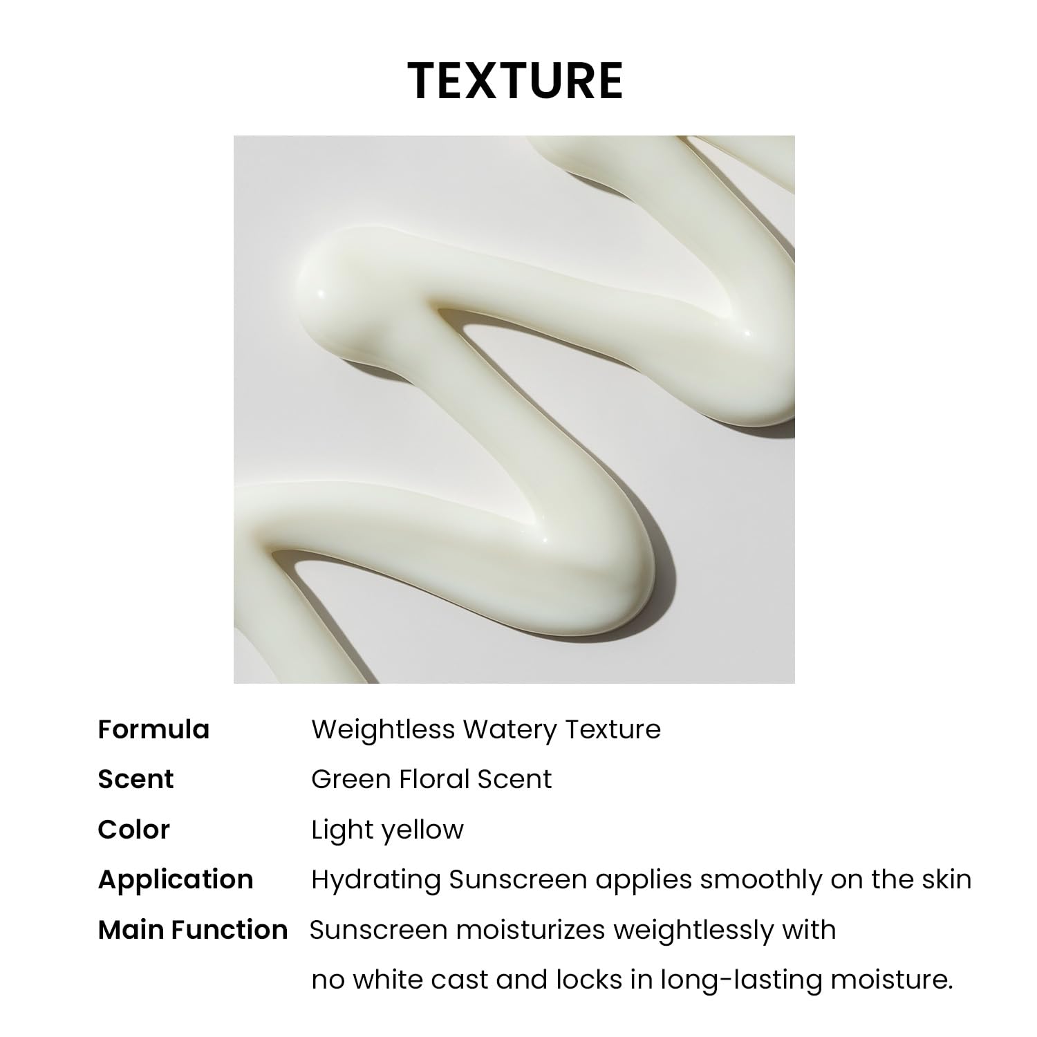 HEIMISH Moringa Ceramide Hyaluronic Hydrating Sunscreen SPF50+ Facial Moisturizer|Broad-Spectrum Daily Protection|Lightweight Non-Greasy|Contains Hyaluronic Acid 1.7 fl oz / 50 ml detail image 5